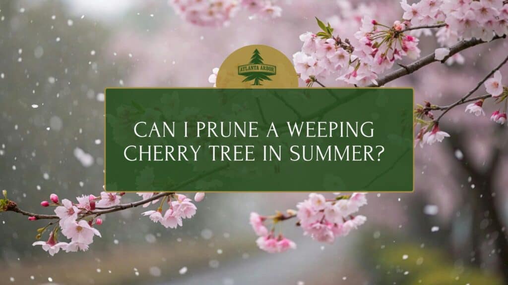Can I Prune a Weeping Cherry Tree in Summer